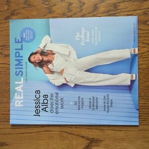 Real Simple Magazine The Feelings Issue January February 2024 Jessica Alba